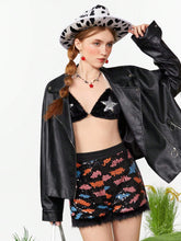 Neu Women's Sequin Frayed Hem Shorts